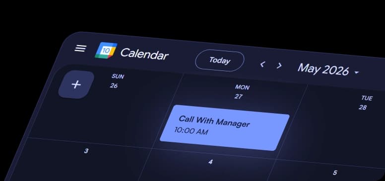 Book a call with your manager